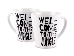 Kubek latte z nadrukiem - Jungle at Home