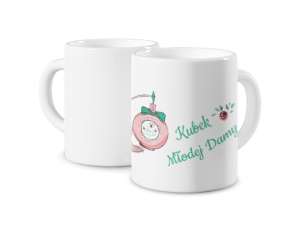 Kubek magiczny z nadrukiem - Kubek młodej damy