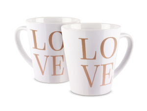 Kubek latte z nadrukiem - Love Gold
