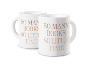 Kubek z nadrukiem - Many Books Gold