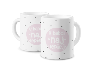 Kubek magiczny z nadrukiem - Miejscówka u Babci
