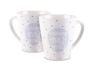 Kubek latte z nadrukiem - Miejscówka u Dziadka