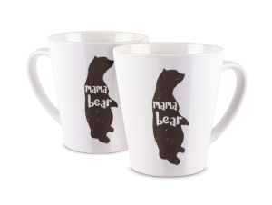 Kubek latte z nadrukiem - Misiowa mama