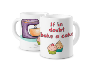 Kubek magiczny z nadrukiem - Muffin Cake