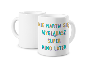 Kubek magiczny z nadrukiem - Nie martw się
