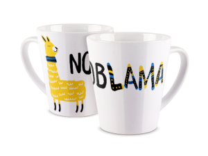 Kubek latte z nadrukiem - No problama