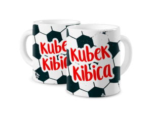 Kubek magiczny z nadrukiem - Piłka jest jedna