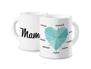 Kubek magiczny z nadrukiem - Prezent dla mamy