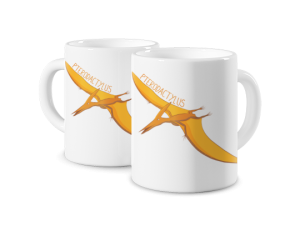 Kubek magiczny z nadrukiem - Pterodaktyl