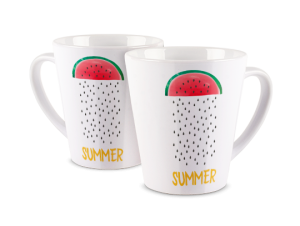 Kubek latte z nadrukiem - Watermelon Rain