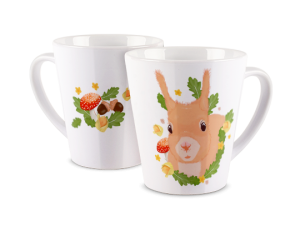 Kubek latte z nadrukiem - Wiewiórka