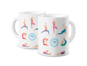 Kubek magiczny z nadrukiem - Yoga