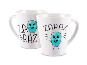 Kubek latte z nadrukiem - Zaraz