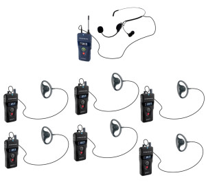 Comhead Infinity Tour Guide Set mit Ohrhörern