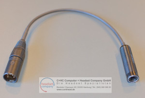 XLR Stecker Adapter 5 polig für 3M Peltor