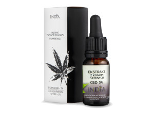 INDIA Olej z CBD 5% 10ml INDIA