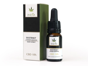 INDIA Olej z CBD 10% 10ml INDIA