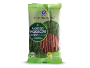 PIĘĆ PRZEMIAN Ekologiczne paluszki z Samopszy 45g