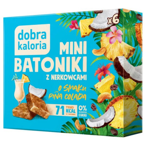 Dobra Kaloria Mini batoniki o smaku pina colada bez dodatku cukru 102 g