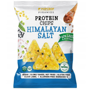 POPCROP CHRUPKI PIRAMIDKI PROTEINOWE Z SOLĄ HIMALAJSKĄ BEZGL. 60g