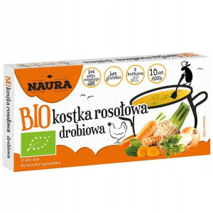 Naura Kostka rosołowa drobiowa BIO 100 g