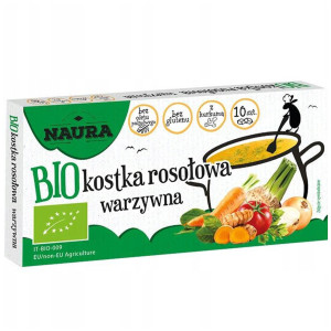 Naura Kostka rosołowa warzywna BIO 100 g