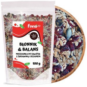 fivio Mieszanka do sałatek z żurawiną i sezamem Błonnik&Balans 100g