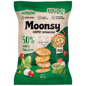 Moonsy Moonsy Chipsy ziemniaczane pizza 60g