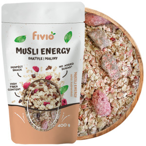 fivio Musli ENERGY daktyle, maliny 400g