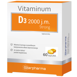 STARPHARMA VITAMINUM D3 2000 J.M. 60 kaps