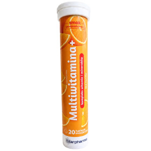 STARPHARMA Multiwitamina +, 20 tabletek musujących