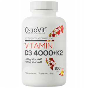 OstroVit Vitamin D3 4000 + K2 (100 tabs)