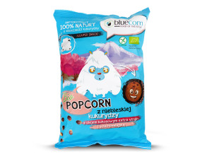 BIO Popcorn z ol. kokos. i solą him. 50g bluecorn