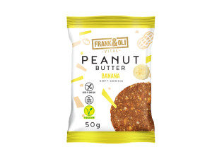 Frank&Oli Ciasteczko z pastą orzechową i bananem 50g