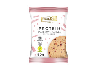 Frank&Oli Ciasteczko proteinowe Żurawina i wanilia 50g