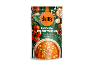 Jemy Jemy Fasolka po bretońsku z kiełbasą wieprzową 400g
