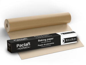 PACLAN Papier do pieczenia 50 metrów x 38cm brązowy