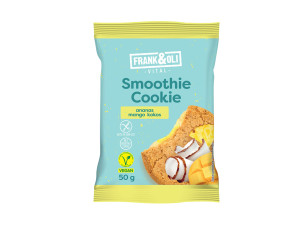Frank&Oli Ciastko owsiane z nadzieniem z kokosa, ananasa i mango