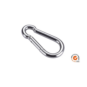 CÔTÉ STORE Mousqueton de sécurité en INOX A4 - 8cm x 4cm x 8mm