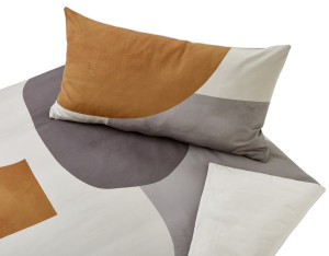 Bio Satin-Bettwäsche Arica Aquarell