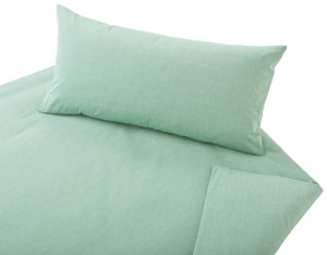 Bio Chambray-Bettwäsche Pastell