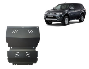 Scut Protection Cubre cárter metálico Mitsubishi Montero Sport 2 - 2008 2016