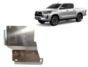Scut Protection Protector de aluminio del diferencial Toyota Hilux Invincible - 2021 2026