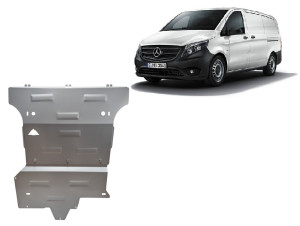Scut Protection Cubre cárter de aluminio Mercedes V-Class W447, 4x4 - 2020 2026