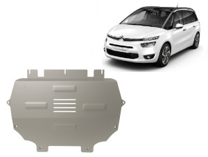 Scut Protection Cubre cárter de aluminio Citroen Grand C4 Picasso - 2013 2018