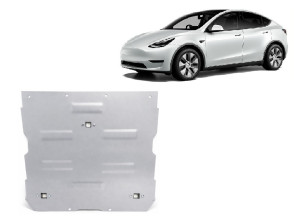 Scut Protection Protección frontal del motor eléctrico en aluminio – Tesla model Y - 2020 2023