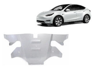 Scut Protection Protección trasera del motor eléctrico en aluminio – Tesla Model Y - 2020 2023