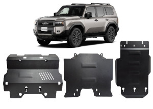 Scut Protection Cubre cárter metálico Toyota Land Cruiser - paquete promocional - 2024 2026
