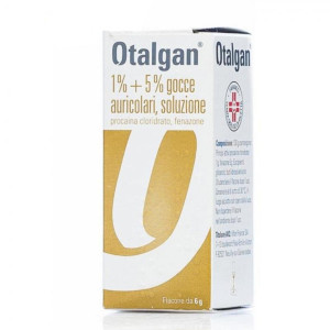 VEMEDIA MANUFACTURING B.V. OTALGAN GOCCE AURICOLARI 6 G 5% + 1%