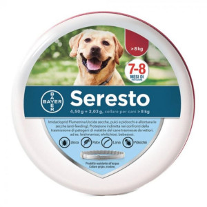 Bayer Seresto Collare Antiparassitario per cani sopra 8 kg 70cm